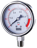 充油耐震压力表径向压力表YN60-1.0Mpa